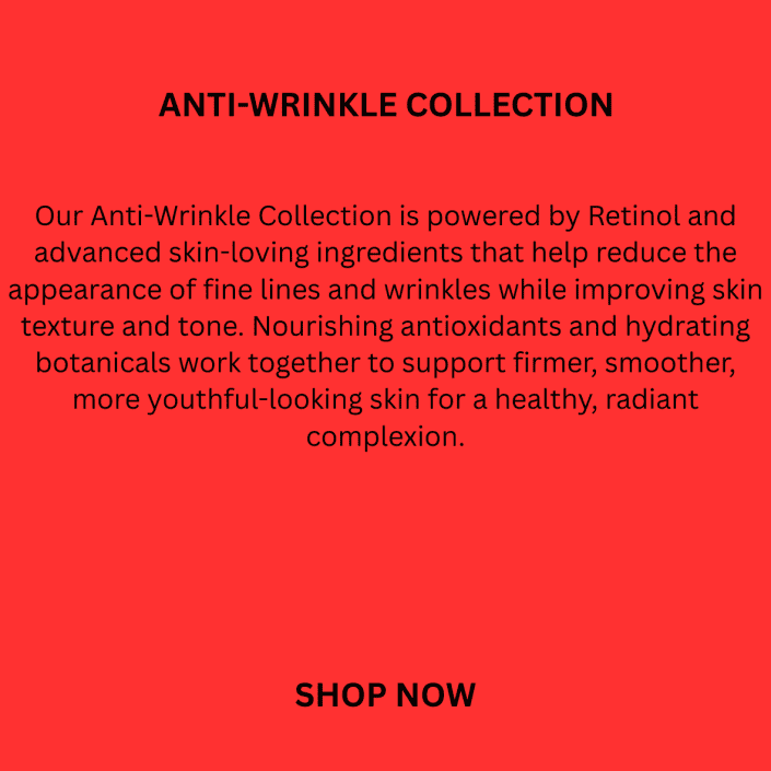 DERMA E Anti-Wrinkle Collection featuring retinol skincare for smoother, firmer, youthful-looking skin.