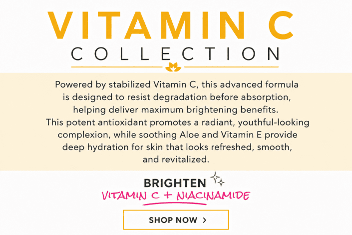 DERMA E Vitamin C Collection with stabilized Vitamin C and Niacinamide for brighter, hydrated and radiant-looking skin