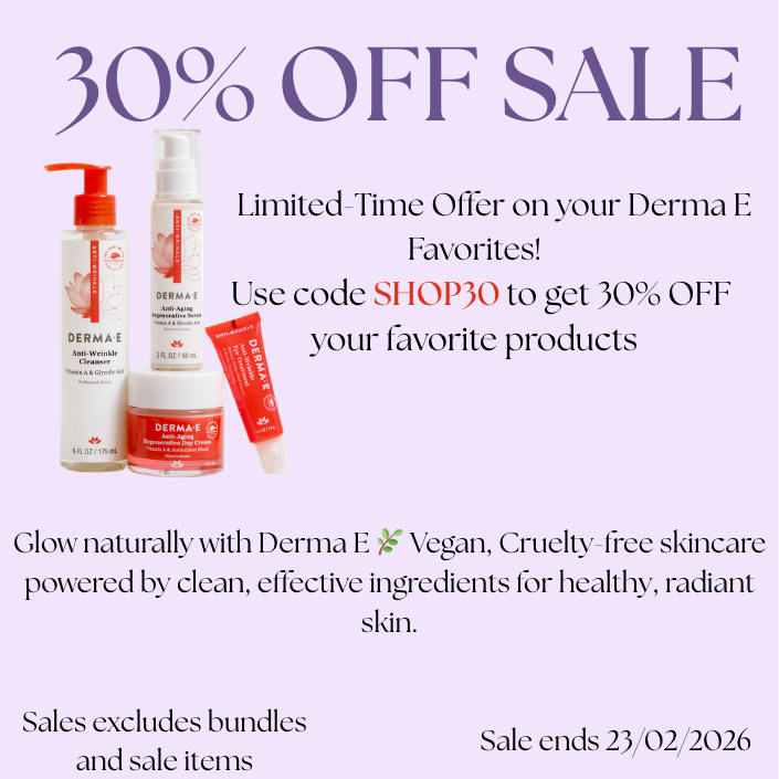 Derma E 30% OFF Sale