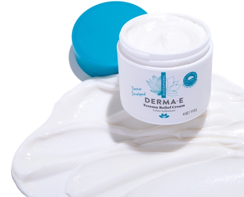 DERMA E Eczema Relief Cream for dry, itchy, sensitive skin.