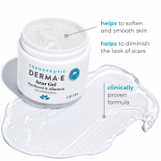 Scar Gel DERMA E Scar Gel with Panthenol and Allantoin to help soften skin and diminish the look of scars