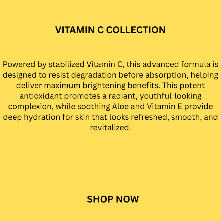 DERMA E Vitamin C Collection banner highlighting stabilized Vitamin C skincare for brighter, youthful-looking skin."