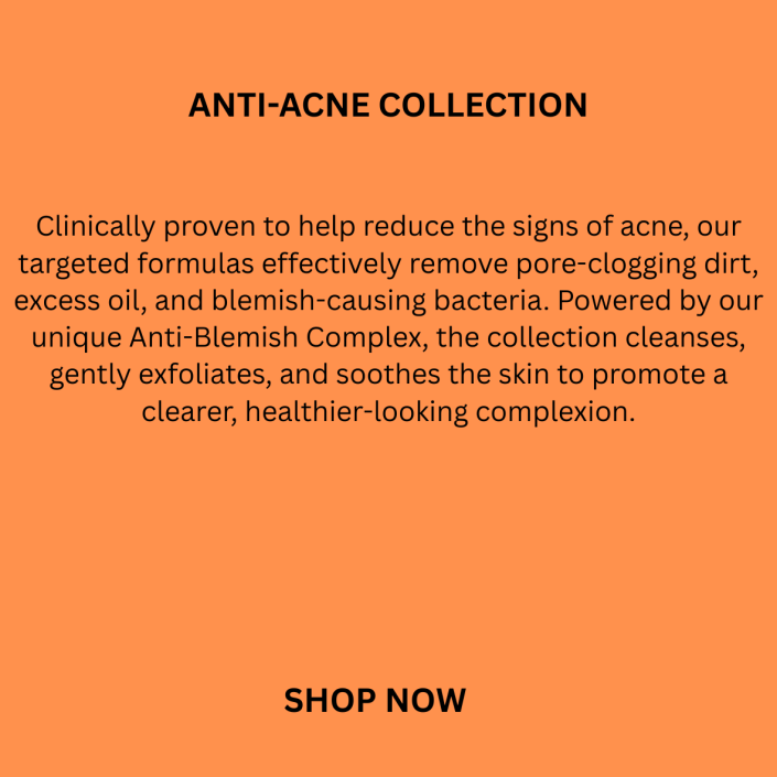 DERMA E Acne Collection featuring Anti-Blemish Complex skincare for clearer, healthier-looking skin.