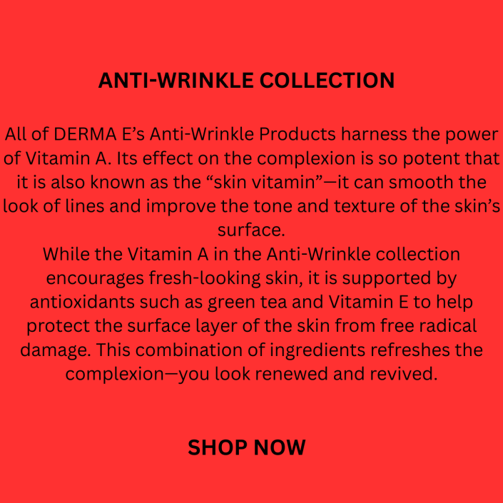 anti-wrinkle collection